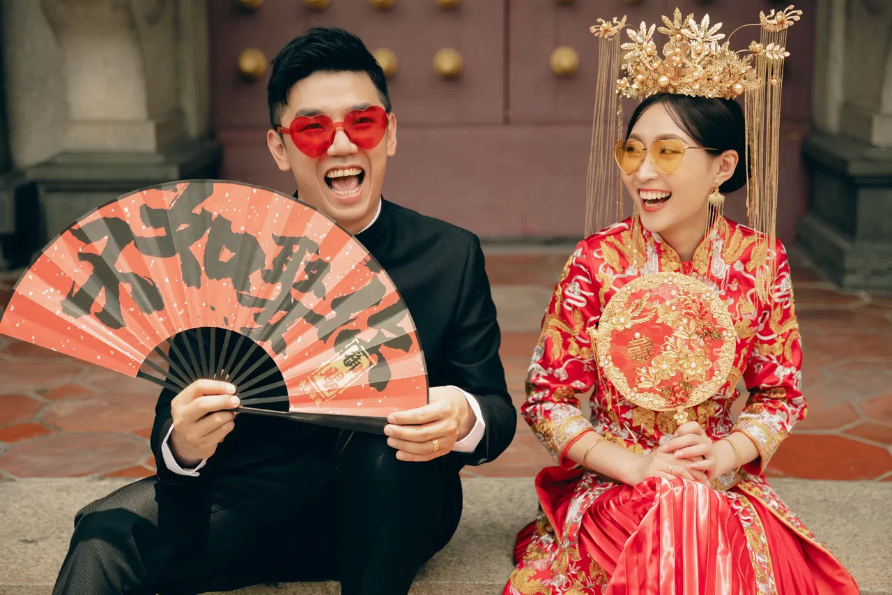 中式婚紗｜老宅街拍復古玩趣